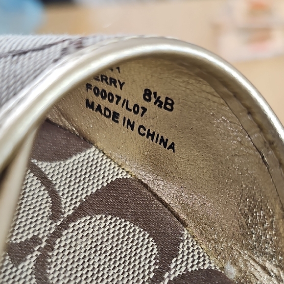 Coach Women's Brown Wedge Sandals - Picture 13 of 14